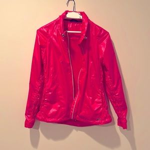 Hot pink Sunice windbreaker